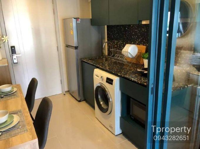 รูป T1326 คอนโดให้เช่า THE BASE Sukhumvit 50 (เดอะ เบส สุขุมวิท 50) ห้องสวย เฟอร์ครบ มีเครื่องซักผ้า ราคาพิเศษ - รูปที่ 7/9