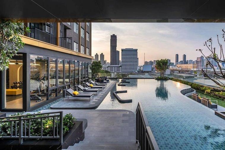 รูป 🔥 ให้เช่า คอนโด THE BASE Phetchaburi - Thonglor (เดอะ เบส เพชรบุรี - ทองหล่อ)  💥 Line : @mintocondo  - รูปที่ 33/35