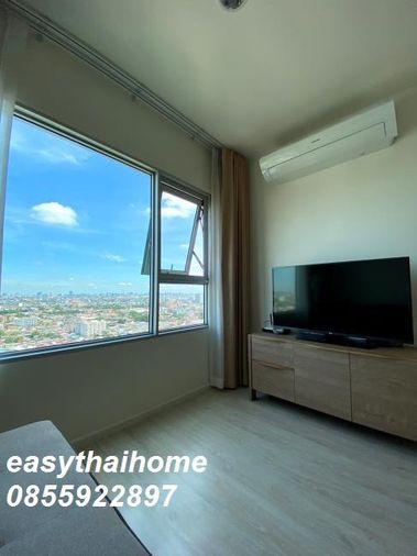รูป P-116835 วิวเมือง! แอสปาย สาทร-ท่าพระ 2 ห้องนอน ชั้นสูง 4.4 ล้าน ขายพร้อมผู้เช่า ดูห้องได้ : ย่านตลาพลู | Line Id @easythaihome | 085-592-2897 - รูปที่ 1/12