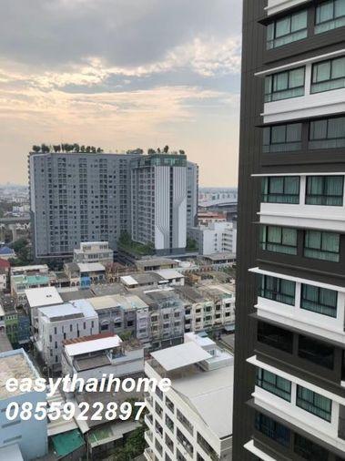 รูป P-116993 — ขายคอนโดพร้อมผู้เช่า ชั้นสูงวิวสวย ทำเลแยกท่าพระ - The Parkland Phetkasem-Thapra ราคา 2.7 ล้านบาท โทร 085-592-2897 Line: @easythaihome - รูปที่ 19/22
