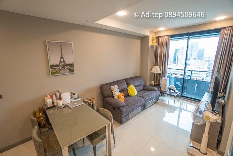 picture M Silom, Luxury Condo for Sale, 2 beds, 2 baths, 61 sqm., High Floor, Nice Decoration, near BTS, Pet Friendly - 5/25
