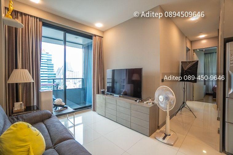 picture M Silom, Luxury Condo for Sale, 2 beds, 2 baths, 61 sqm., High Floor, Nice Decoration, near BTS, Pet Friendly - 8/25