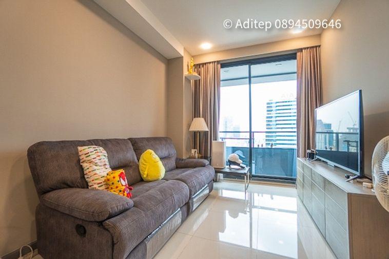 picture M Silom, Luxury Condo for Sale, 2 beds, 2 baths, 61 sqm., High Floor, Nice Decoration, near BTS, Pet Friendly - 3/25