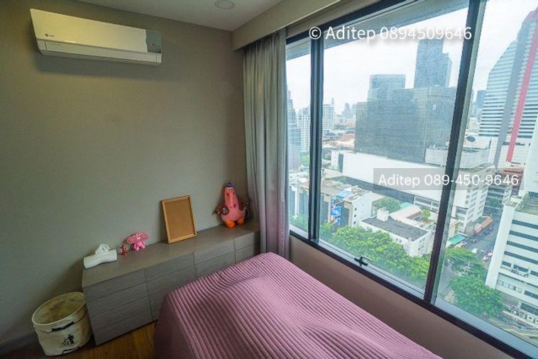 picture M Silom, Luxury Condo for Sale, 2 beds, 2 baths, 61 sqm., High Floor, Nice Decoration, near BTS, Pet Friendly - 20/25