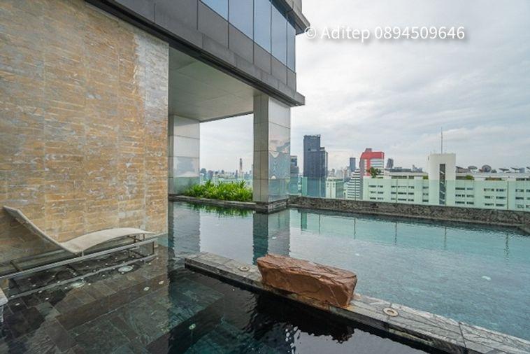 picture M Silom, Luxury Condo for Sale, 2 beds, 2 baths, 61 sqm., High Floor, Nice Decoration, near BTS, Pet Friendly - 24/25