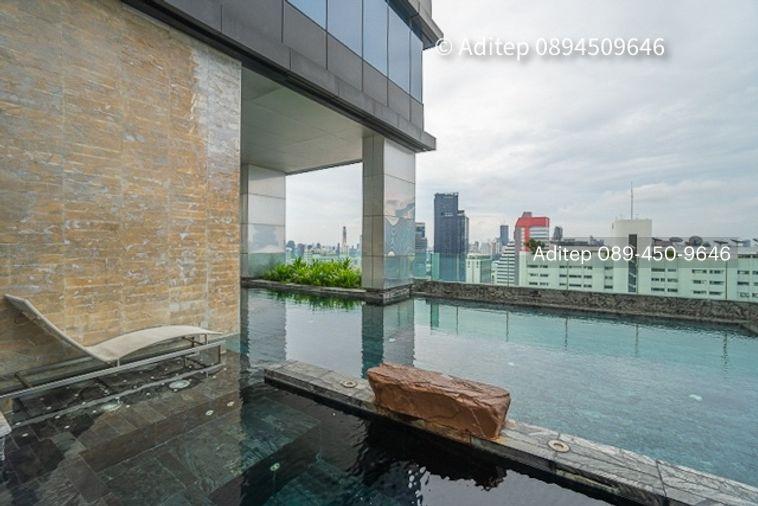 picture M Silom, Luxury Condo for Sale, 2 beds, 2 baths, 61 sqm., High Floor, Nice Decoration, near BTS, Pet Friendly - 24/25
