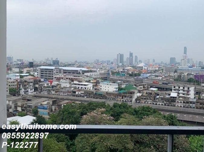 รูป P-122277 วิวเมืองสวย! 1 ห้องนอน เดอะ ทรัสต์ เรสซิเด้นซ์ รัชดา-พระราม 3 ใกล้ MRT ศูนย์วัฒนธรรม 1.9 ล้าน | Line Id @easythaihome | 085-592-2897 - รูปที่ 9/10