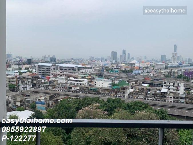 รูป P-122277 วิวเมืองสวย! 1 ห้องนอน เดอะ ทรัสต์ เรสซิเด้นซ์ รัชดา-พระราม 3 ใกล้ MRT ศูนย์วัฒนธรรม 1.9 ล้าน | Line Id @easythaihome | 085-592-2897 - รูปที่ 9/10