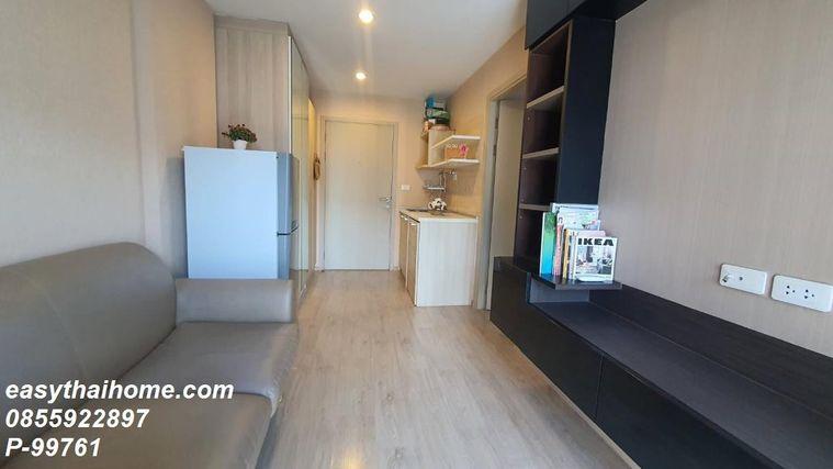 รูป P-99761 พร้อมอยู่! เอลลิโอ เดลเรย์ 1 นอน วิวสระ 2.59M ใกล้ BTS อ่อนนุช Line Id @easythaihome 085-592-2897 - รูปที่ 3/9