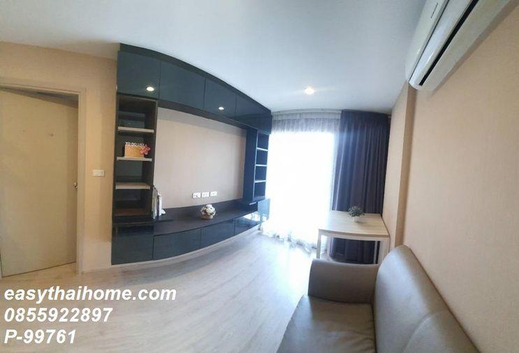 รูป P-99761 พร้อมอยู่! เอลลิโอ เดลเรย์ 1 นอน วิวสระ 2.59M ใกล้ BTS อ่อนนุช Line Id @easythaihome 085-592-2897 - รูปที่ 7/9