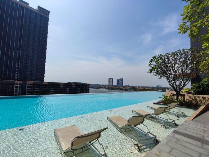 รูป ให้เช่าคอนโด เดอะโพลิแทนอควา The​ Politan​ Aqua ห้องใหม่ พร้อมเครื่องซักผ้า เฟอร์นิเจอร์ เครื่องใช้ไฟฟ้าครบ​ ตึกติดริมน้ำ - รูปที่ 26/33