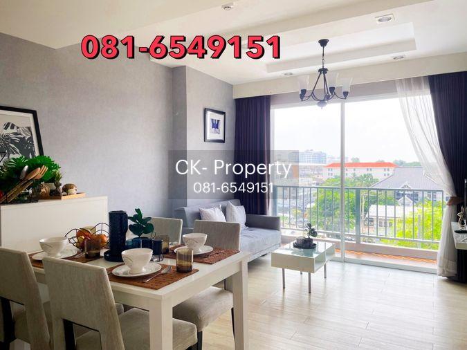 รูป ให้เช่าคอนโด The Patio Condo บางแสน ห้องมุม ห้องสวย เห็นวิวทะเล 081-654-9151 - รูปที่ 2/12