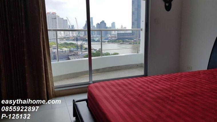 picture [P-125132] Sale Supalai River Place 2.75M | Studio 35sqm Floor 19 River View 085-592-2897 Line: @easythaihome - 3/8