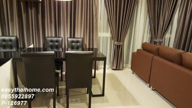 รูป P-126977 คอนโดหรู Duplex 2 ห้องนอน วิวเมือง! เดอะ สกาย สุขุมวิท ใกล้ MRT อโศก 35,000 บาท | Line Id @easythaihome | 085-592-2897 - รูปที่ 26/27