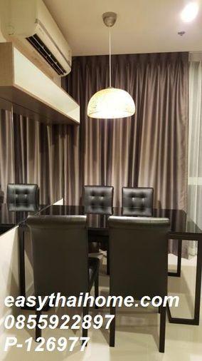 รูป P-126977 คอนโดหรู Duplex 2 ห้องนอน วิวเมือง! เดอะ สกาย สุขุมวิท ใกล้ MRT อโศก 35,000 บาท | Line Id @easythaihome | 085-592-2897 - รูปที่ 14/27