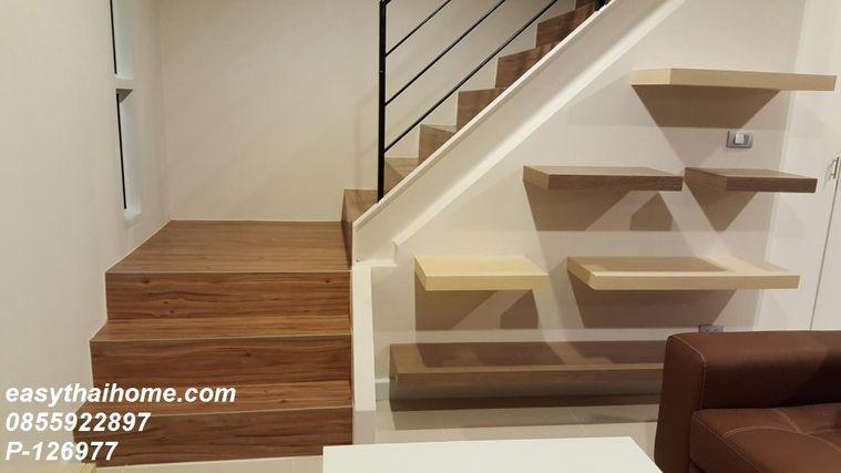รูป P-126977 คอนโดหรู Duplex 2 ห้องนอน วิวเมือง! เดอะ สกาย สุขุมวิท ใกล้ MRT อโศก 35,000 บาท | Line Id @easythaihome | 085-592-2897 - รูปที่ 6/27