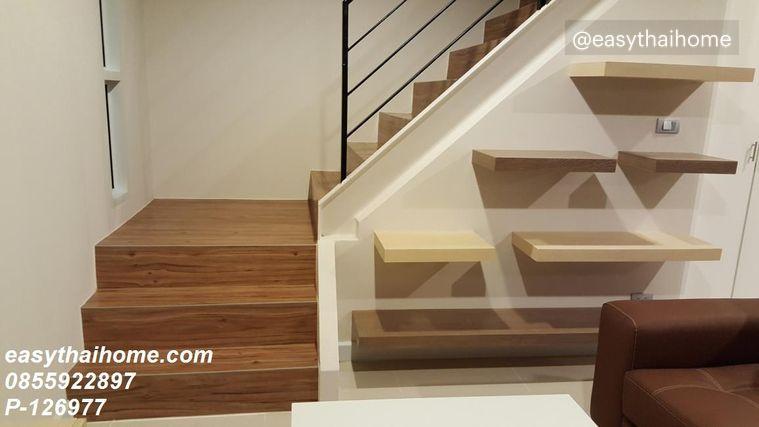 รูป P-126977 คอนโดหรู Duplex 2 ห้องนอน วิวเมือง! เดอะ สกาย สุขุมวิท ใกล้ MRT อโศก 35,000 บาท | Line Id @easythaihome | 085-592-2897 - รูปที่ 6/27