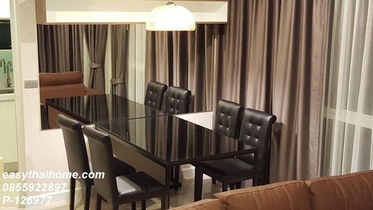 รูป P-126977 คอนโดหรู Duplex 2 ห้องนอน วิวเมือง! เดอะ สกาย สุขุมวิท ใกล้ MRT อโศก 35,000 บาท | Line Id @easythaihome | 085-592-2897 - รูปที่ 12/27