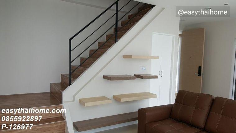 รูป P-126977 คอนโดหรู Duplex 2 ห้องนอน วิวเมือง! เดอะ สกาย สุขุมวิท ใกล้ MRT อโศก 35,000 บาท | Line Id @easythaihome | 085-592-2897 - รูปที่ 19/27