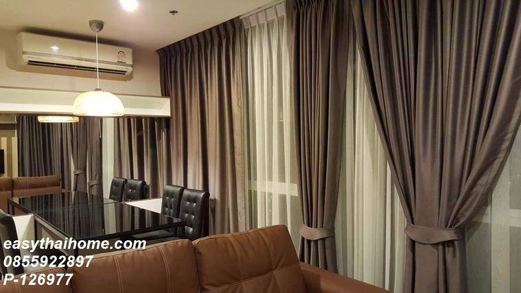 รูป P-126977 คอนโดหรู Duplex 2 ห้องนอน วิวเมือง! เดอะ สกาย สุขุมวิท ใกล้ MRT อโศก 35,000 บาท | Line Id @easythaihome | 085-592-2897 - รูปที่ 4/27