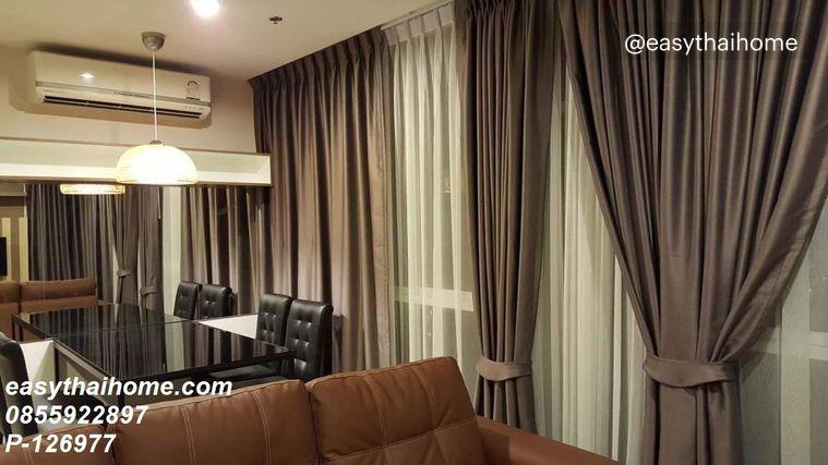 รูป P-126977 คอนโดหรู Duplex 2 ห้องนอน วิวเมือง! เดอะ สกาย สุขุมวิท ใกล้ MRT อโศก 35,000 บาท | Line Id @easythaihome | 085-592-2897 - รูปที่ 4/27