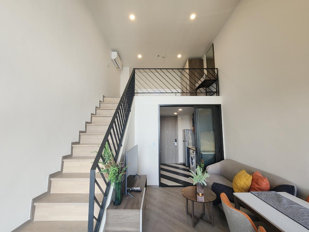 รูป ให้เช่าคอนโดเดอะเบส สะพานใหม่ ห้อง loft 2 ชั้น ห้องมีน้อย หายาก 🔥 🟥 Line@ : @propertyfinder - รูปที่ 4/20
