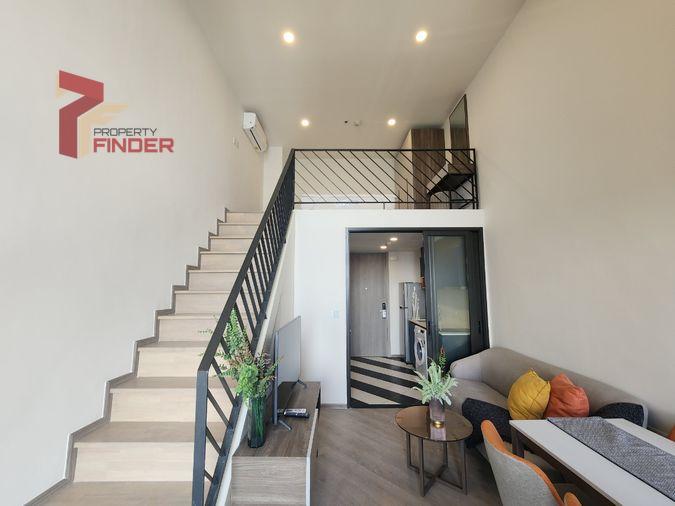 รูป ให้เช่าคอนโดเดอะเบส สะพานใหม่ ห้อง loft 2 ชั้น ห้องมีน้อย หายาก 🔥 🟥 Line@ : @propertyfinder - รูปที่ 4/20