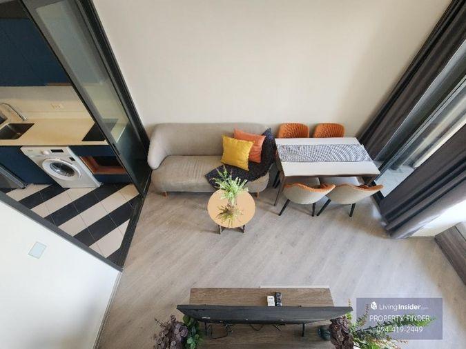 รูป ให้เช่าคอนโด เดอะเบส สะพานใหม่ ห้อง loft 2 ชั้น ว่างพร้อมเข้าอยู่ มิย.66 - รูปที่ 2/16
