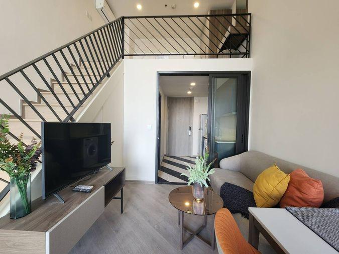 รูป Rds-1013 ให้เช่าคอนโด เดอะ เบส สะพานใหม่ ห้อง loft 2 ชั้น พร้อมเข้าอยู่ 🔥🔥🔥 นัดชมห้องด่วน 🟥 Line@ : @propertyfinder - รูปที่ 5/20