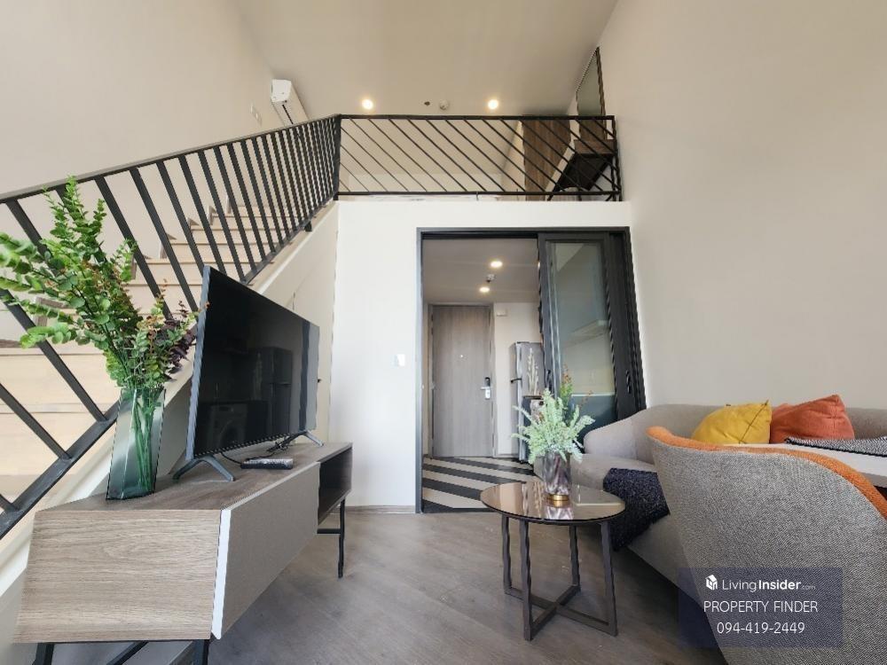 รูป ให้เช่าคอนโด เดอะเบส สะพานใหม่ ห้อง loft 2 ชั้น ว่างพร้อมเข้าอยู่ มิย.66 - รูปที่ 12/16