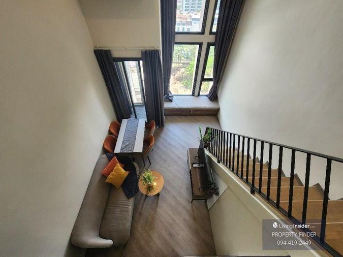 รูป ให้เช่าคอนโด เดอะเบส สะพานใหม่ ห้อง loft 2 ชั้น ว่างพร้อมเข้าอยู่ มิย.66 - รูปที่ 4/16