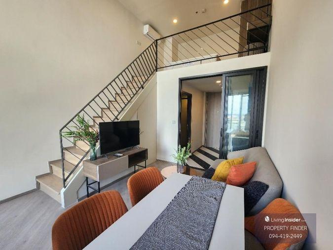 รูป ให้เช่าคอนโด เดอะเบส สะพานใหม่ ห้อง loft 2 ชั้น ว่างพร้อมเข้าอยู่ มิย.66 - รูปที่ 13/16