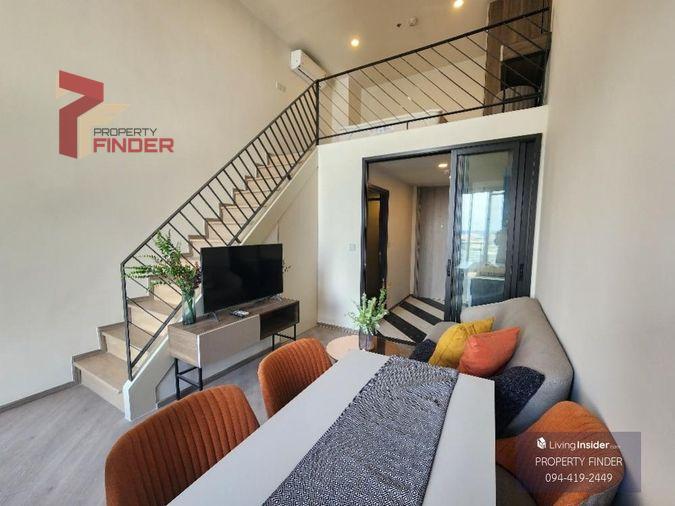 รูป ให้เช่าคอนโด เดอะเบส สะพานใหม่ ห้อง loft 2 ชั้น ว่างพร้อมเข้าอยู่ มิย.66 - รูปที่ 13/16