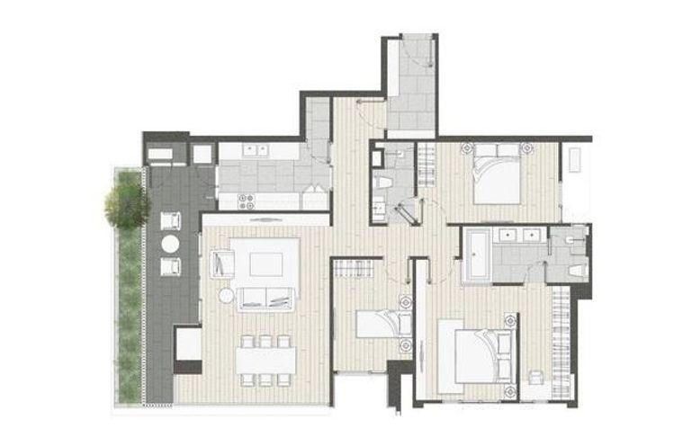 รูป ขายคอนโด KALM Penthouse ขนาด 142 ตรม. 2 ห้องนอน 2 ห้องน้ำ ในซอยศูนย์วิจัย 2 ใกล้ รพ.กรุงเทพ ใกล้ทองหล่อ พื้นที่เยอะเหมือนอยู่บ้าน - รูปที่ 35/36