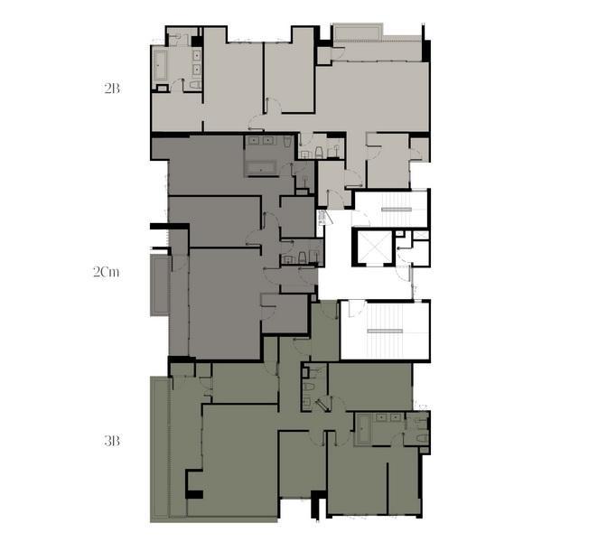 รูป ขายคอนโด KALM Penthouse ขนาด 142 ตรม. 2 ห้องนอน 2 ห้องน้ำ ในซอยศูนย์วิจัย 2 ใกล้ รพ.กรุงเทพ ใกล้ทองหล่อ พื้นที่เยอะเหมือนอยู่บ้าน - รูปที่ 34/36