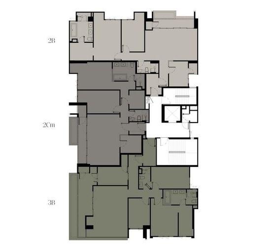 รูป ขายคอนโด KALM Penthouse ขนาด 142 ตรม. 2 ห้องนอน 2 ห้องน้ำ ในซอยศูนย์วิจัย 2 ใกล้ รพ.กรุงเทพ ใกล้ทองหล่อ พื้นที่เยอะเหมือนอยู่บ้าน - รูปที่ 34/36