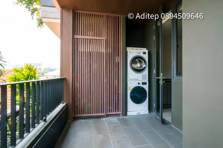 รูป ขายคอนโด KALM Penthouse ขนาด 142 ตรม. 2 ห้องนอน 2 ห้องน้ำ ในซอยศูนย์วิจัย 2 ใกล้ รพ.กรุงเทพ ใกล้ทองหล่อ พื้นที่เยอะเหมือนอยู่บ้าน - รูปที่ 20/36