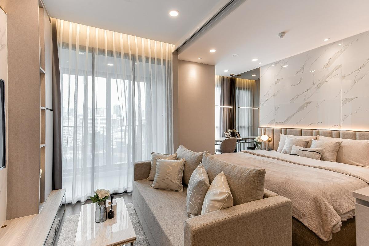 picture LineID : @Habitant (with@ Ahead) Ashton Chula-Silom Nice Room Available!!  - 4/5