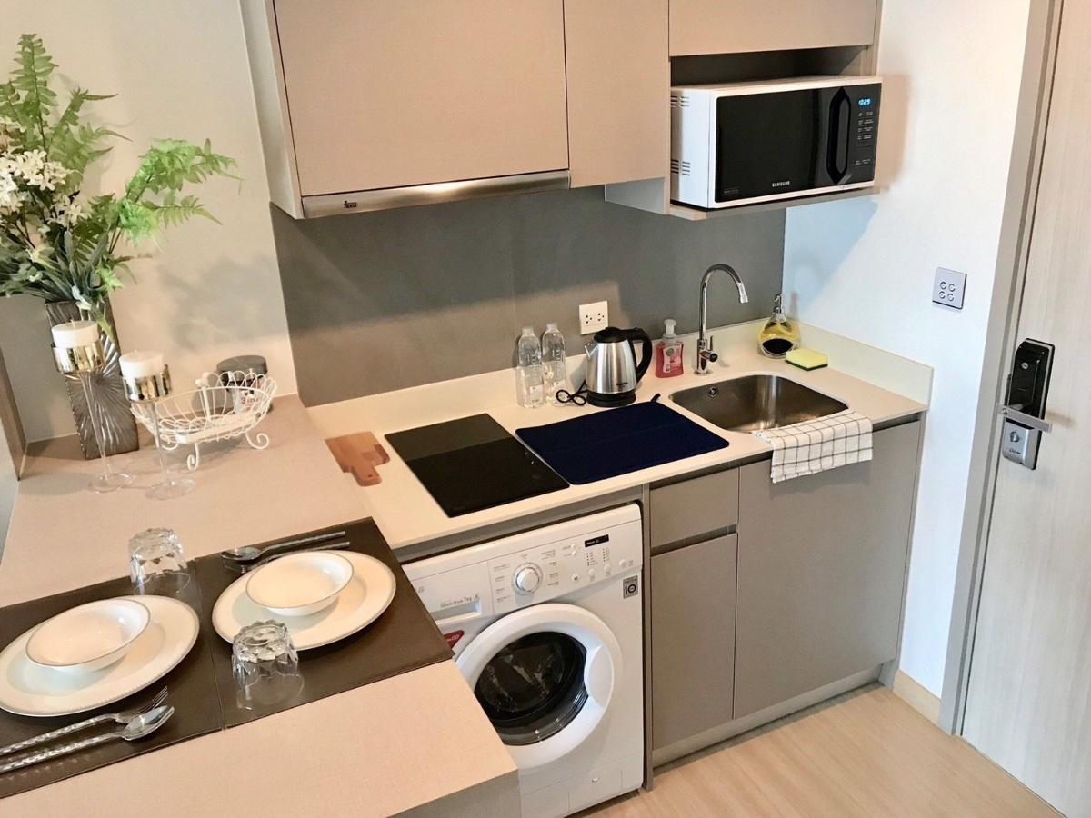 รูป ให้เช่า 💫🏢 Whizdom Connect Sukhumvit 🏢💫 one bedroom บิ้วอินเฟอร์ครบ ห้องสวย  ใกล้ BTS,แหล่งช้อปปิ้ง 🚆🛍️ - รูปที่ 3/5