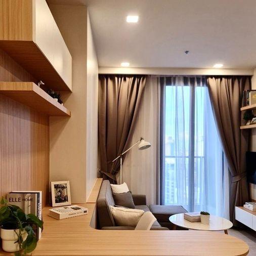 picture Tropical Style Room!!! (1B1B) One9Five Asoke -Rama 9  LineID : Habitant (With@ Ahead) - 4/4