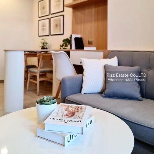 picture Tropical Style Room!!! (1B1B) One9Five Asoke -Rama 9 LineID : Habitant (With@ Ahead) - 3/4