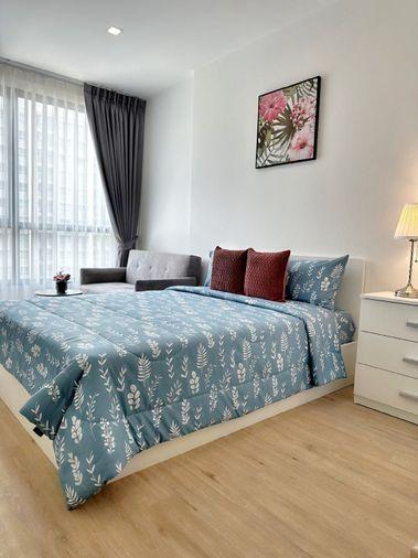 picture G7679💛中国客户，请加微信。(在联系方式的旁边)For rent The Rich Rama 9-Srinakarin Line ❤️💜@condopremium💜❤️Ready to move in ⬛🟨 📞 065 695 3645🟨⬛ - 1/9