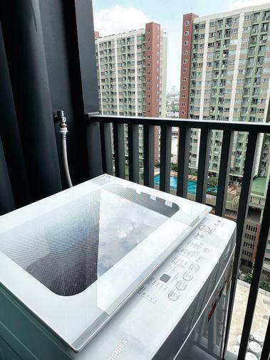 picture G7679💛中国客户，请加微信。(在联系方式的旁边)For rent The Rich Rama 9-Srinakarin Line ❤️💜@condopremium💜❤️Ready to move in ⬛🟨 📞 065 695 3645🟨⬛ - 7/9