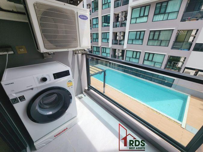 รูป ให้เช่าคอนโด The Cube พรีเมียม รัชดา 32 ห้องมุม lay out ลงตัว นัดชมห้องด่วน 🟥 Line@ : @propertyfinder - รูปที่ 16/16