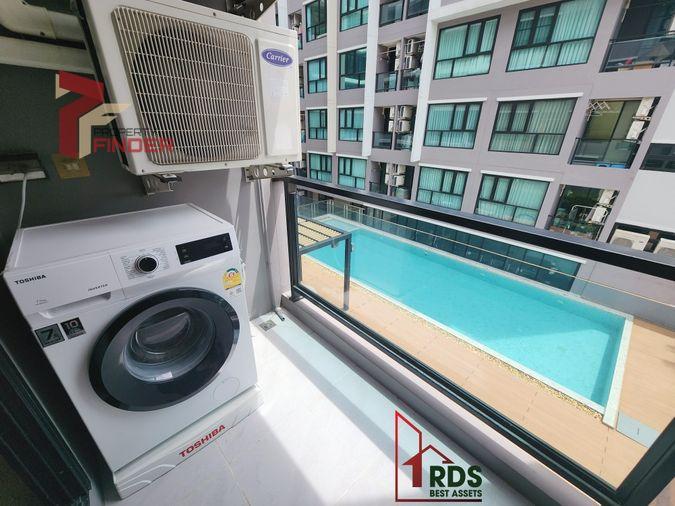 รูป ให้เช่าคอนโด The Cube พรีเมียม รัชดา 32 ห้องมุม lay out ลงตัว นัดชมห้องด่วน 🟥 Line@ : @propertyfinder - รูปที่ 16/16