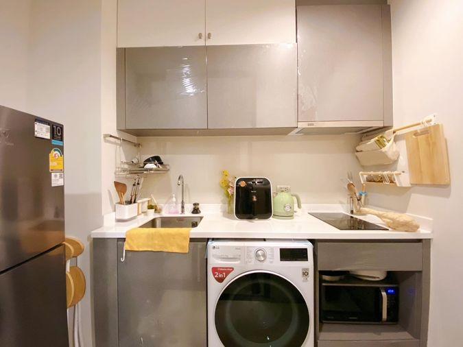 picture G7755💛中国客户，请加微信。(在联系方式的旁边)For rent Life Asoke Hype Line ❤️💜@condopremium💜❤️Ready to move in ⬛🟨 📞 065 695 3645🟨⬛ - 7/9
