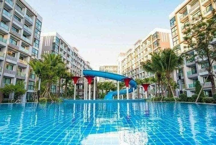 รูป pool view💧  💧  💧 ดุสิต แกรนด์ ปาร์ค   ( Dusit Grand Park Condo Resort ) 💧  💧  💧ฝั่งวิวสระ ชั้น4อาคาร A - รูปที่ 36/43