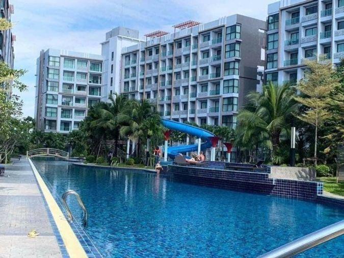 รูป pool view💧  💧  💧 ดุสิต แกรนด์ ปาร์ค   ( Dusit Grand Park Condo Resort ) 💧  💧  💧ฝั่งวิวสระ ชั้น4อาคาร A - รูปที่ 38/43