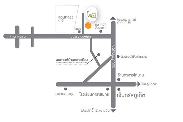 รูป 🔥🔥เข้าอยู่ได้เลย ให้เช่า เดอะวิวสวนหลวง (ใกล้ตลาดนัดนาคา) มีเครื่องซักผ้า*32ตรม.ใกล้ นาคา, 5 นาที Central Phuket , ในเมือง  🔥🔥 - รูปที่ 14/14