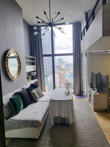 picture G7780💖中国客户，请加微信。(在联系方式的旁边)For rent Chewathai Residence Asoke Line ❤️💜@condopremium💜❤️Ready to move in ⬛🟨 📞 065 695 3645🟨⬛ - 5/10